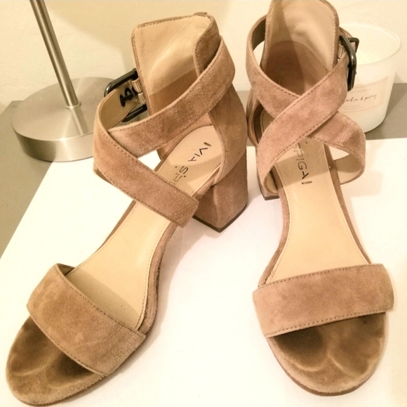 Via Spiga Shoes - VIA SPIGA Suede Heel Sandals